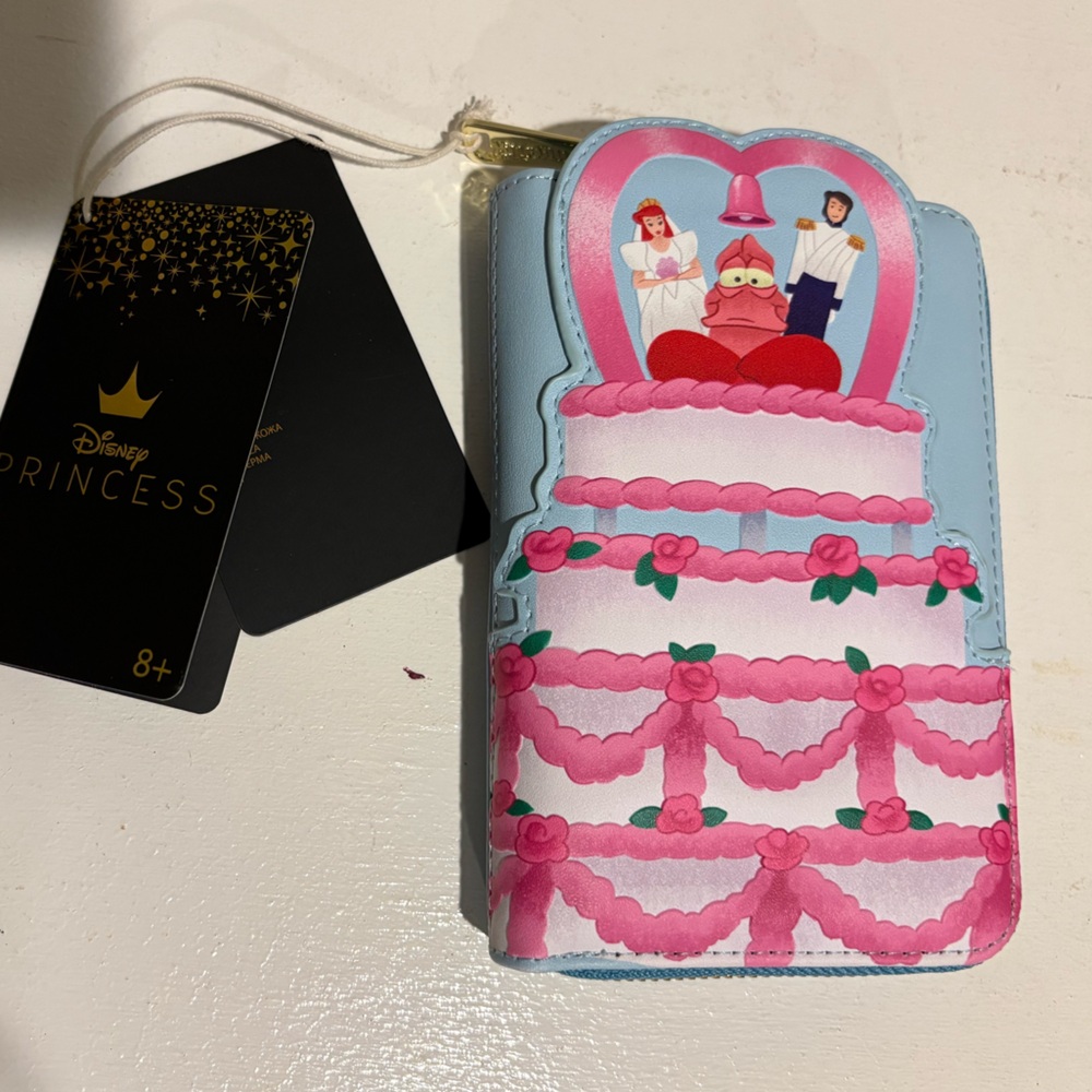 NWT Loungefly Disney Princess Little Mermaid Wallet